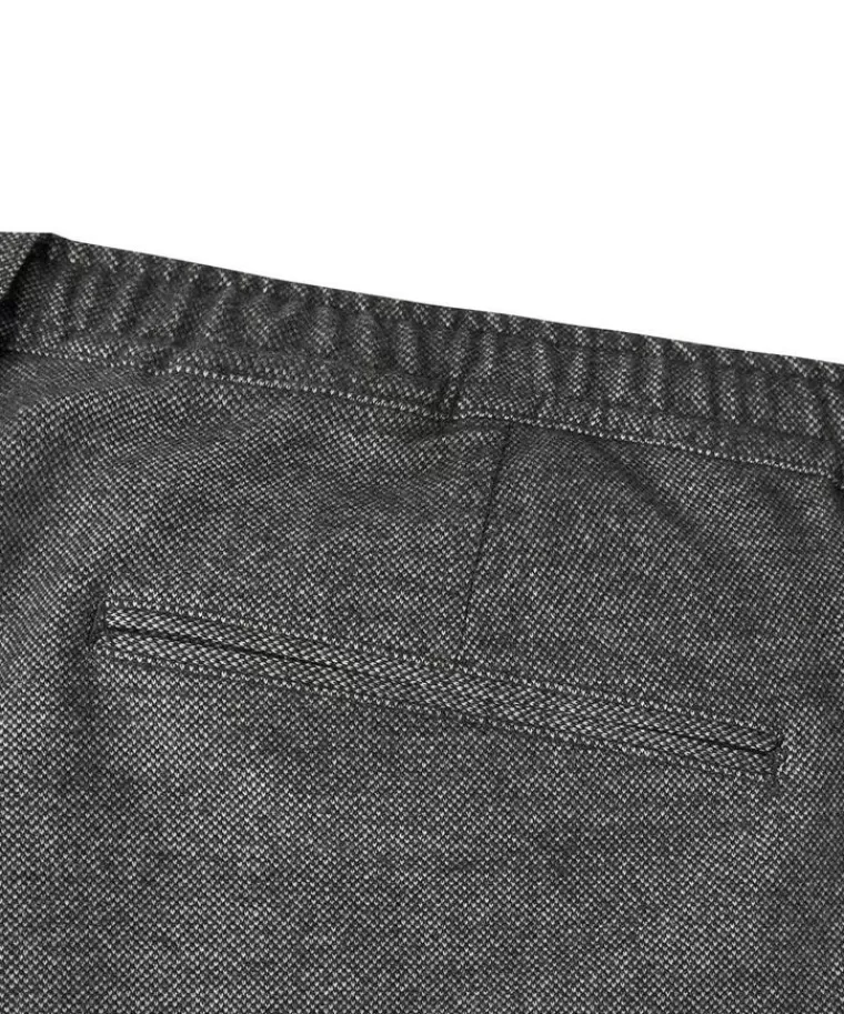 Profuomo Anthra katoen flanel slim fit sportcord Antraciet Best