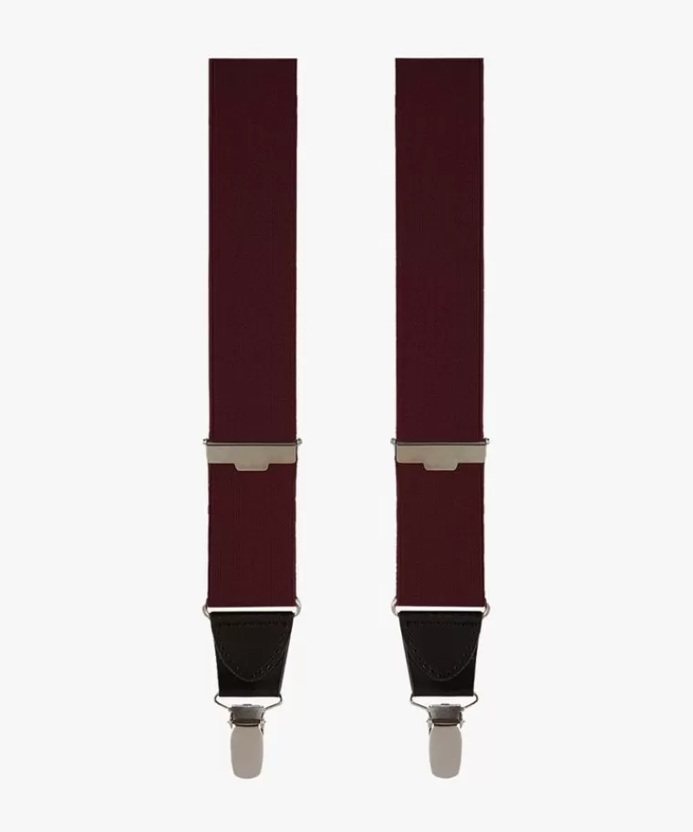 Profuomo Bordeaux bretels Wijnrood Outlet