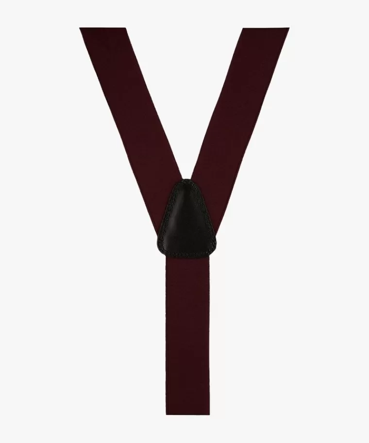 Profuomo Bordeaux bretels Wijnrood Outlet