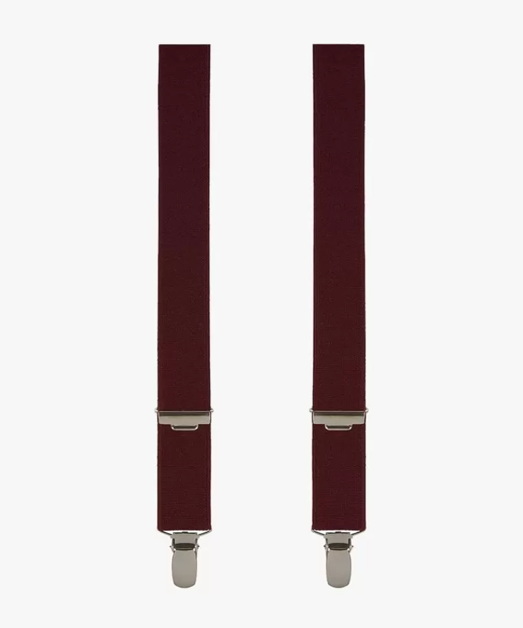 Profuomo Bordeaux bretels Wijnrood New