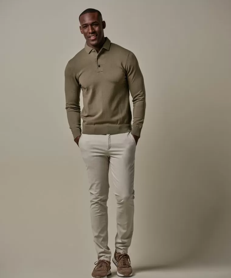 Profuomo Groene luxury basic one piece polo Donkergroen Best Sale