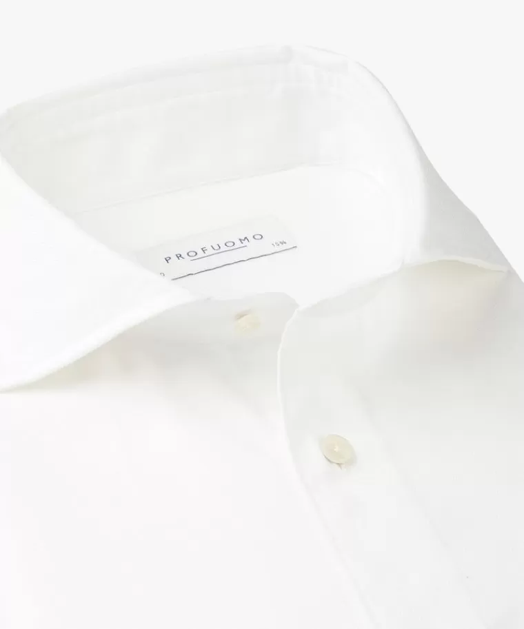 Profuomo oxford overhemd Wit New