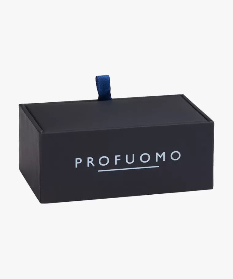 Profuomo te cat's eye manchetknopen Wit Cheap