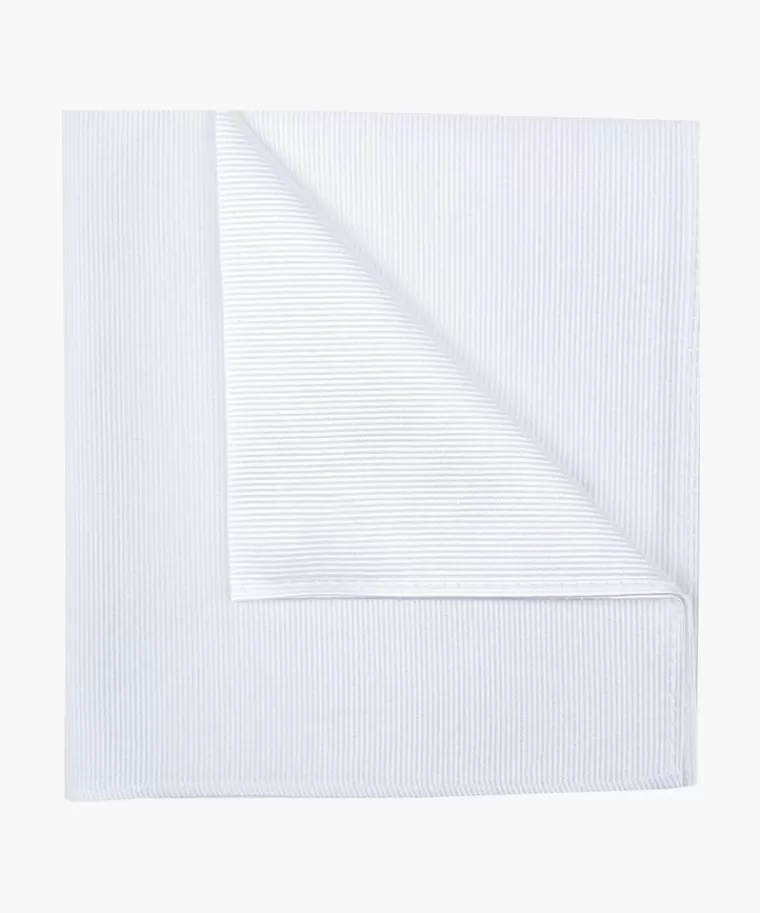 Profuomo te uni zijden pochet Wit Outlet